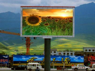 China P10 LED Billboards IP65 / LED Digital Advertising Billboards Full Color With 220V 60HZ for sale
