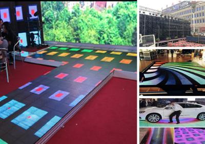 China P6.25 al aire libre encienden para arriba Dance Floor, DJ aporrean la prenda impermeable de Dance Floor con 220V 60HZ en venta