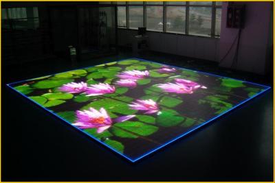 China SMD 3535 Pixel 10mm Led Screen Dance Floor Hire 500mm x 500mm Cabinet for sale