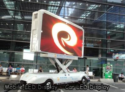 China P4 outdoor Car LED Sign Display Density 62500 , SMD High Brightness Led Screen Waterproof for sale