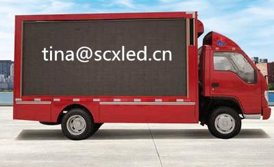 中国 フル カラーの屋外の移動式トラックによって導かれる表示広告の最高は3年のリフレッシュ レートを保証 販売のため
