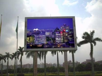 China P10 1R1G1B Advertising Led Screens , Flat Led Video Panels High Definition for sale