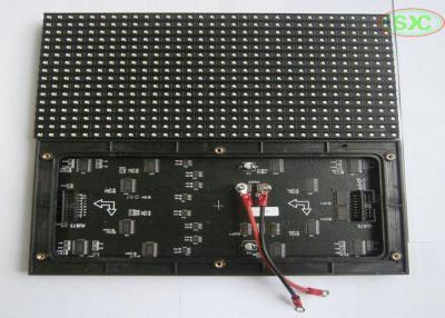 China SMD RGB LED screen module , P10 outdoor full color LED  display module with 1/4scan for sale