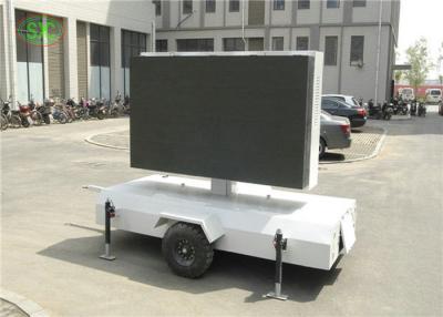 China lR1G1B p4.81 Outdoor led mobile digital advertising sign trailer，truck mounted led display for sale