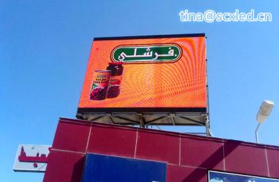 China P10 Outdoor Big Video Panel LED Advertising Billboards Display With 3 Years Warranty for sale