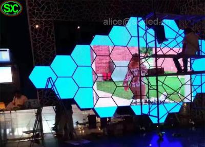 Cina Video schermo di visualizzazione del LED della tenda di forma P3.9 per la pubblicità, di alta risoluzione in vendita