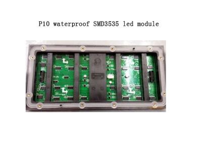 China Waterproof P10 SMD 1R1G1B LED Display Module Size 320*160mm 1/4 Scanning for sale