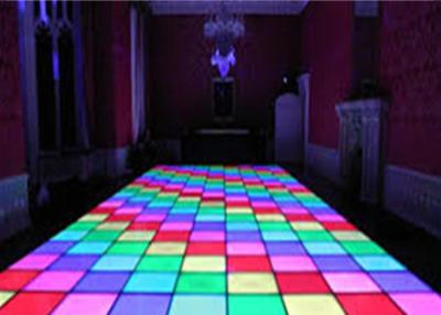 China SMD3538 sound active dj led disco dance floor , warm white beam led disco floor panels for sale