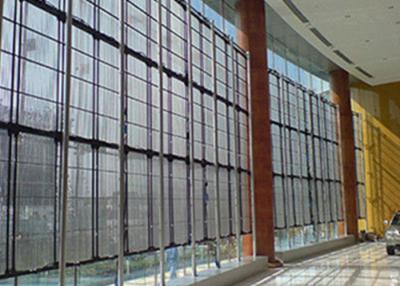 China Shopping Mall Fashion Full Color P3.91-7.82 Transparent LED Screen Glass Curtain Wall With Bright and Clear Effect for sale