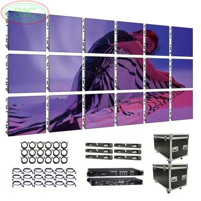 China Nightclub full-color P3.91 Indoor Rental LED Screen Cabinet Size 500*1000mm for sale