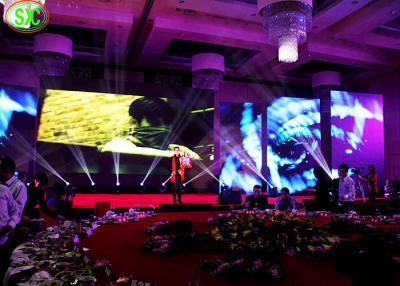 China P2 el fondo de etapa a todo color de las pantallas de las bambalinas LED llevó la pantalla grande de la exhibición en venta