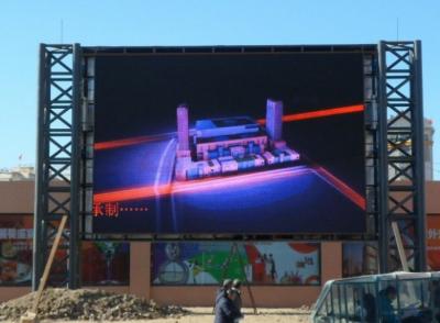 China Tablilla de anuncios al aire libre de mensaje de la pared P3.91 LED de la información de la exhibición de la publicidad del LED en venta