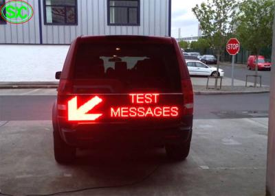 Chine Affichage simple de signe de la voiture LED de couleur rouge avec l'alimentation d'énergie de Meanwell, la haute définition à vendre