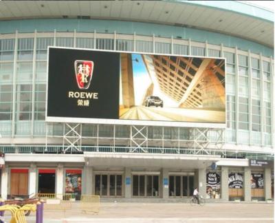 China Outdoor led advertising screen Pitch 4.8mm High brightness led display hire for sale