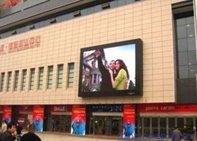 China Large Outdoor 5000cd / sqm Brightness Full Color P8 P10 LED Advertising Panel for sale