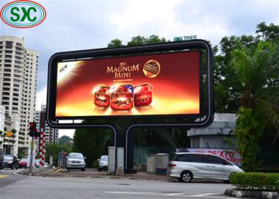 China high resolution digital outdoor advertising p4 256*128 module smd full color outdoor hanging led display for sale
