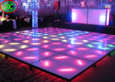 China 32768 Pixels / Sqm Interactive Dance Floor SMD 2727 Led Lamp For Advertising / Car Show for sale