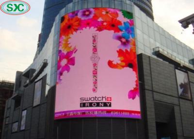 China P6 led display screens full color outdoor wall mounted large curved led display for sale