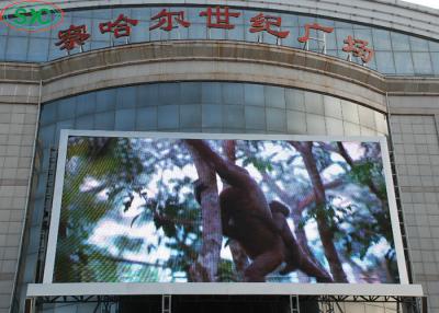 China P10 la pantalla a todo color de la pantalla de la publicidad al aire libre LED llevó la publicidad al aire libre en venta