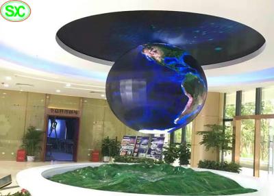 China 360 degree flexible Sphere advertising digital led display screens ball for sale