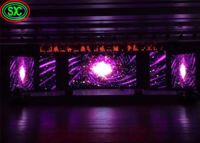 China high definition indoor p3.91 stage background led  big screen with light cabinet for sale