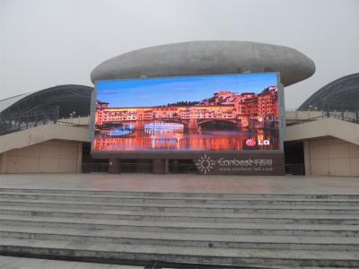 China Front Maintain P6 P8 P10 Fixed Installation Full Color Giant Advertising Outdoor Led Screen Price for sale