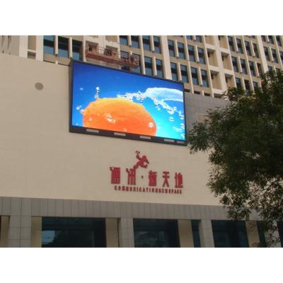 China China factory Outdoor Led Sign back Maintain P6 P8 P10 Fixed Installation Full Color Steel Cabinet led screen for sale