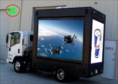 China Advertising Mobile Truck Car LED Sign Display TV Full Color Screen P8 5500cd/m2 Brightness for sale