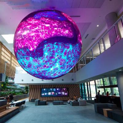 China Hd Indoor Ball Sphere LED Screen Full Color 64*32 Dots Resolution Constant Driving for sale