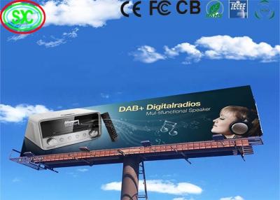 China P12 pantalla LED a todo color al aire libre, alta frecuencia de actualización que hace publicidad de la cartelera del LED en venta