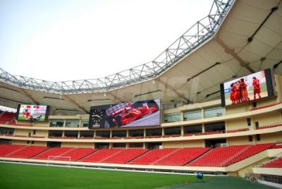 China Perimeter led display P5 p10 with aluminum cabinet football stadium led screen outdoor for advertising for sale