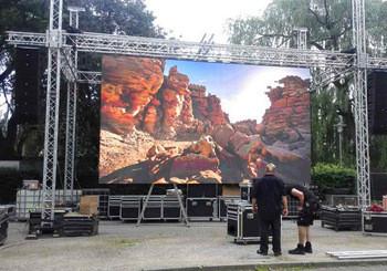 China Large Hanging Led Panel / P5 Outdoor Stage LED Video Wall Rental Screen Event Hire for sale