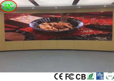 China anunciar a cor completa conduziu o painel de exposição curvado macio rgb conduziu o módulo/p3.91 interno conduziu a tela conduzida flexível da porcelana video à venda