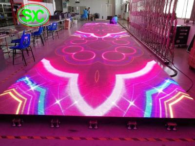 China SMD3528 P3.91 P4.81 Led Stage Interactive Panel 4500cd/sqm for sale