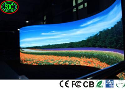 China Pared video de aluminio de alquiler interior al aire libre del gabinete LED de la fundición a presión de la etapa P4.81 P3.91 P5.95 LED de la curva en venta