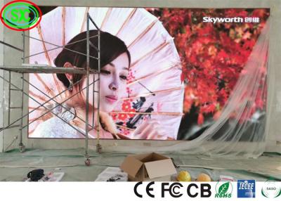 China RS485 P2 P3 P4 SMD2121 que anuncia a parede video IECEE do diodo emissor de luz à venda