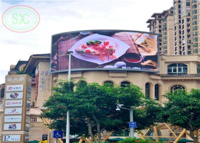 China 1R1G1B Full color 6mm Pitch Outdoor Led Advertising Screens panel 6500cd/m2 Brightness for sale