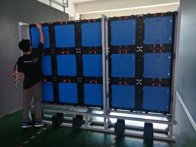 China P5 la pantalla de aluminio de alquiler interior del indicador digital de la pantalla 640x640m m llevó la pared video de la pantalla del tablero LED de la muestra en venta