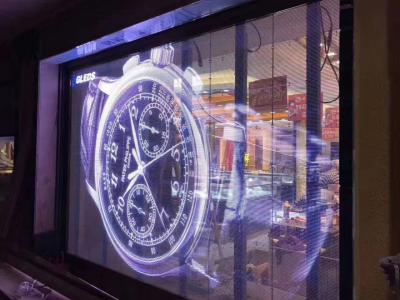 China Hot Sale indoor Shopping Mall Elevator Jewelry Store Advertising P3.91 Transparent LED Screen for sale