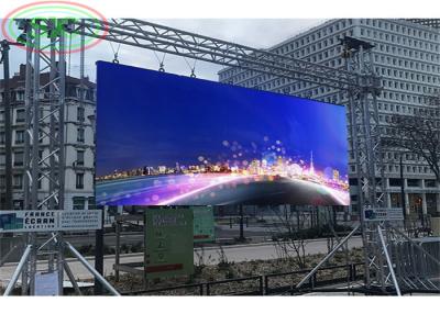 China Outdoor LED display P 4 LED screen with truss and stage structure for concert for sale