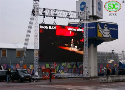China Full Colour large LED display , DIP 346 Pixel 10mm outdoor LED billboards for sale