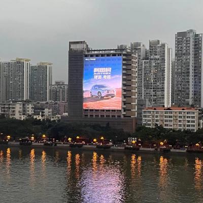China SCX LED P3.91 -7.82 Transparent LED Display Outdoor Glass Advertising LED Screen ,7500 brightness，1m x1m cabinet for sale