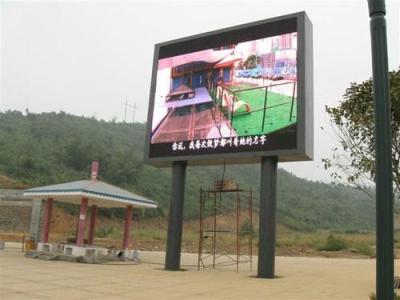 China 3 years warranty high quality and definition water-proof iron cabinet fixed usage outdoor led display for sale