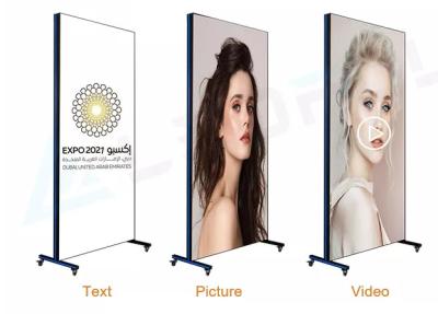 China Indoor P2 Digital floor poster display For Store Advertising Mirror 3840Hz Refresh WIFI for sale