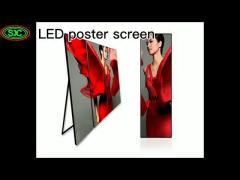 Indoor Portable LED Poster Display Screen