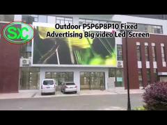 Outdoor P5P6P8P10 Fixed Advertising Big Video Led Screen