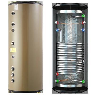 China Tanque de almacenamiento del calentador de agua solar de 400L ODM cilindro de agua caliente de 500L en venta