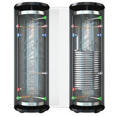 Chine Réservoir d'eau chaude électrique à cylindre de 200 litres DSS2205 Réservoir tampon de la pompe à chaleur à vendre