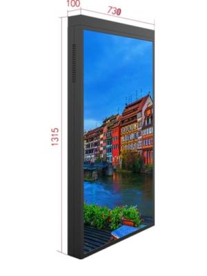 China Store Window Double Sided LCD Display 55