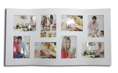 China Hot sale wave shaped photo frame wood photo frame photo frame multi picture photo frame for sale